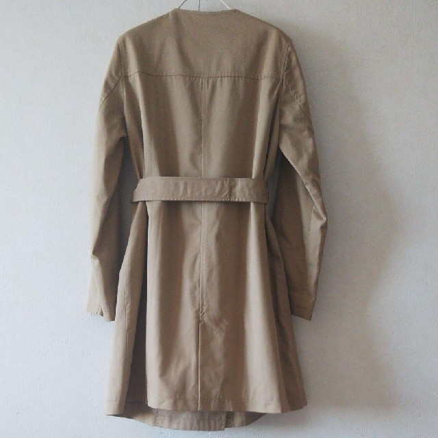 chocol raffine robe(ショコラフィネローブ)の【新品・未使用】ノーカラー トレンチコート  ノーカラートレンチ レディースのジャケット/アウター(トレンチコート)の商品写真