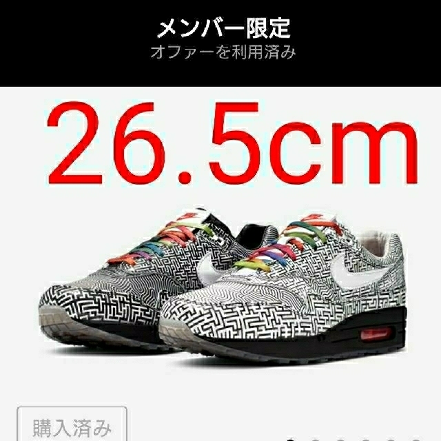 最安値【26.5cm】 AIRMAX 1 OA YT TOKYO MAZE 1