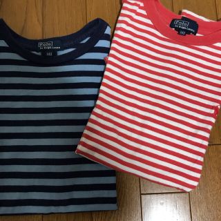 ポロラルフローレン(POLO RALPH LAUREN)の専用 2枚まとめて。ポロラルフローレン Tシャツ ブルーとレッド (Tシャツ/カットソー)