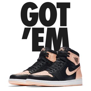 ナイキ(NIKE)のNIKE AIR Jordan1 black pink(スニーカー)