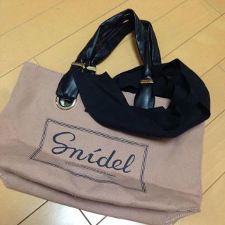 スナイデル(SNIDEL)のsnidel リバーシブルトートバッグ(トートバッグ)