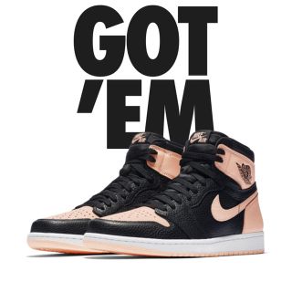 ナイキ(NIKE)のAIR JORDAN1 black✖️pink 29cm(スニーカー)