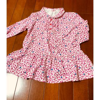 ミキハウス(mikihouse)の新品！ミキハウス 花柄トップス 130cm(Tシャツ/カットソー)