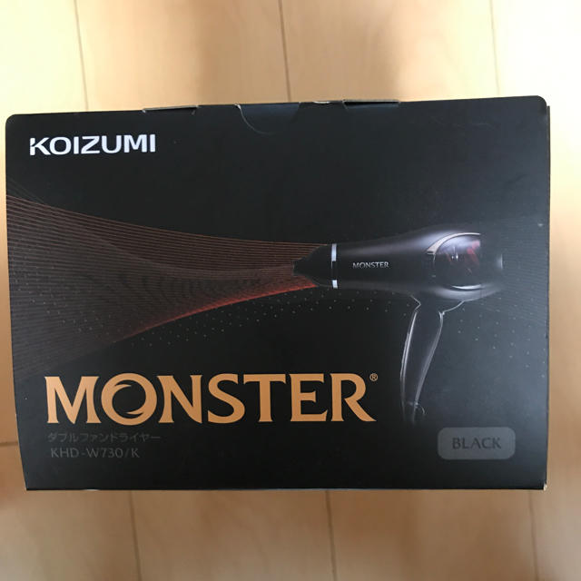 KOIZUMI(コイズミ)の【新品】KOIZUMI MONSTERドライヤー スマホ/家電/カメラの美容/健康(ドライヤー)の商品写真