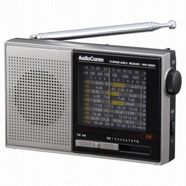 AudioComm AM/FM/SW ハンディ短波ラジオ スマホ/家電/カメラのオーディオ機器(ラジオ)の商品写真