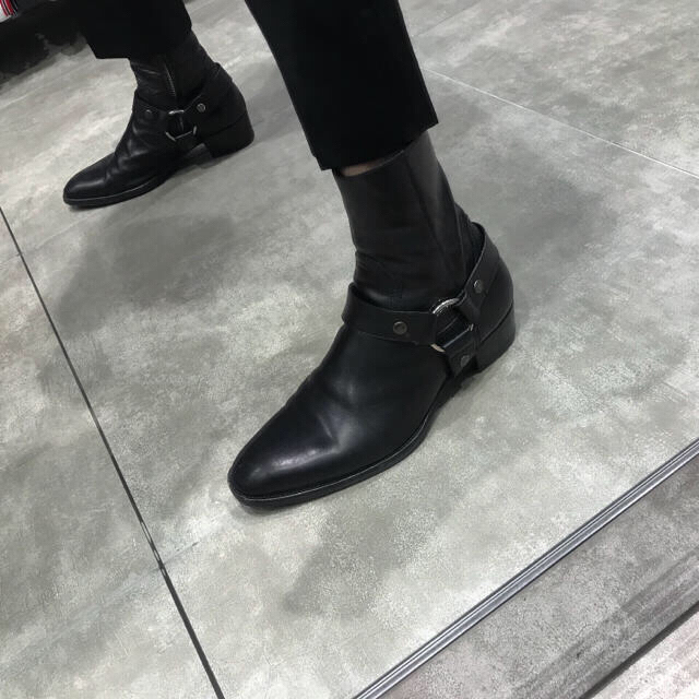 Saint Laurent - サンローラン リングブーツ の通販 by kou｜サン ...