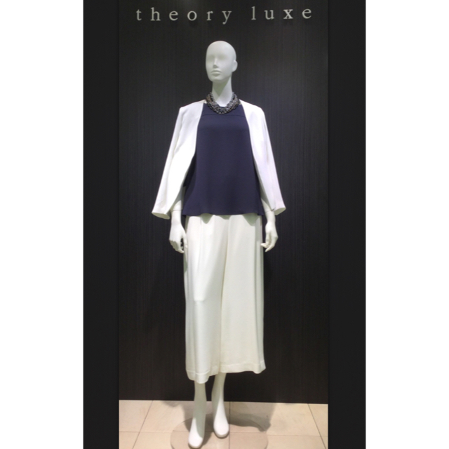 theory luxe LIFT セットアップ ジャケット セミワイドクロップド