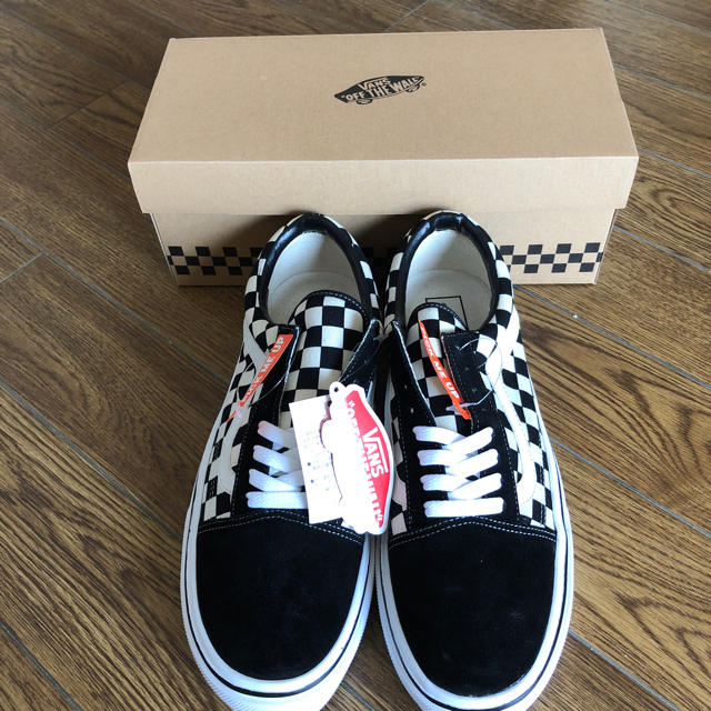 【新品29センチ】vans oldschool チェッカー ライト