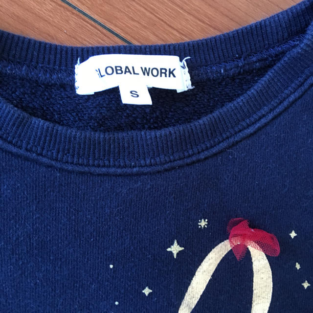 GLOBAL WORK(グローバルワーク)のGLOBAL WORK トレーナー キッズ/ベビー/マタニティのキッズ服女の子用(90cm~)(Tシャツ/カットソー)の商品写真