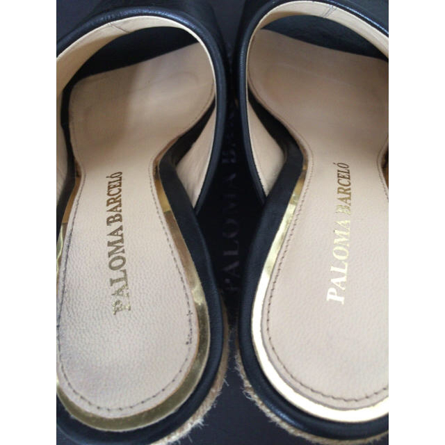 DEUXIEME CLASSE(ドゥーズィエムクラス)のパロマ・バルセロ PALOMA BARCELO ラウンドヒールサボ レディースの靴/シューズ(サンダル)の商品写真