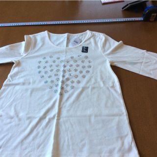 ギャップ(GAP)の新品未使用gap長T150白(Tシャツ/カットソー)