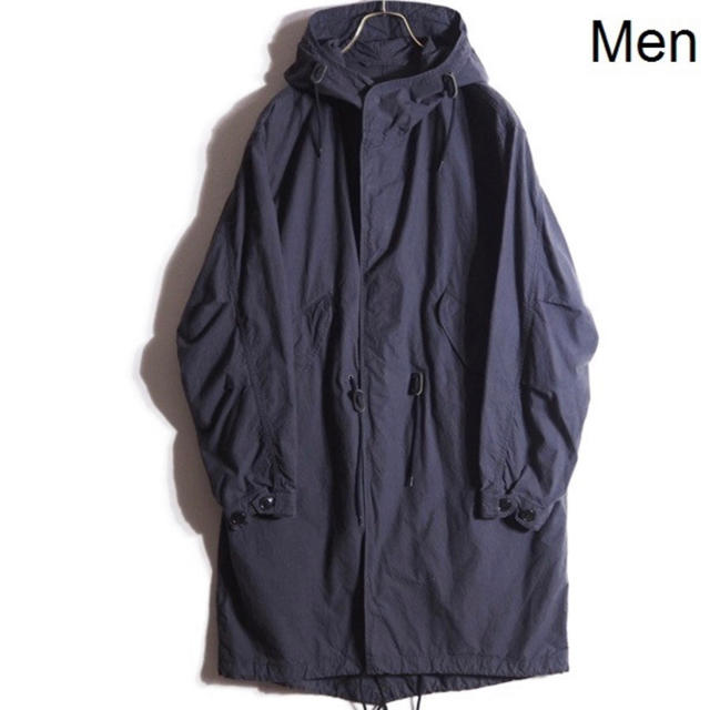 16SS コモリタイプライター フーデッド コート 0 ネイビー 【完売