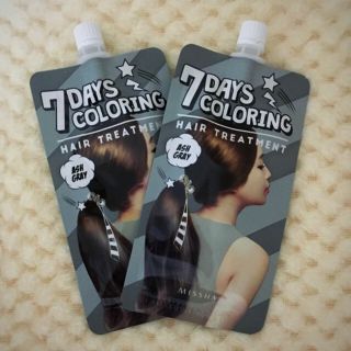 ミシャ(MISSHA)のＭＩＳＳＨＡ☆ 7DAYS COLORING アッシュグレー(カラーリング剤)