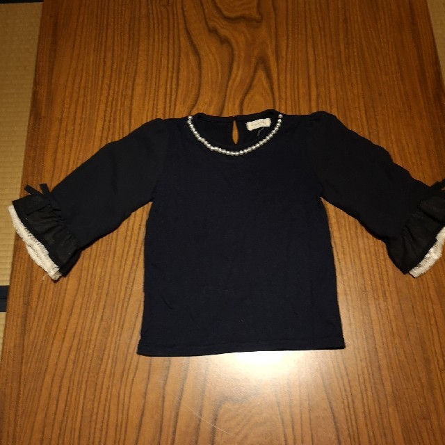 七分袖カットソー120 キッズ/ベビー/マタニティのキッズ服女の子用(90cm~)(Tシャツ/カットソー)の商品写真