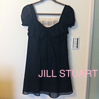 ジルスチュアート(JILLSTUART)のふんわりリボンワンピース♡(ミニワンピース)