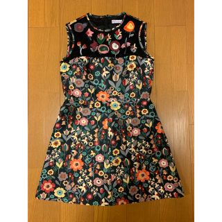 レッドヴァレンティノ(RED VALENTINO)の美品 redvalentino ジャガードワンピース(ミニワンピース)