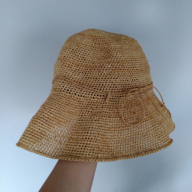 MUJI (無印良品)(ムジルシリョウヒン)の無印　ラフィア　帽子 レディースの帽子(麦わら帽子/ストローハット)の商品写真