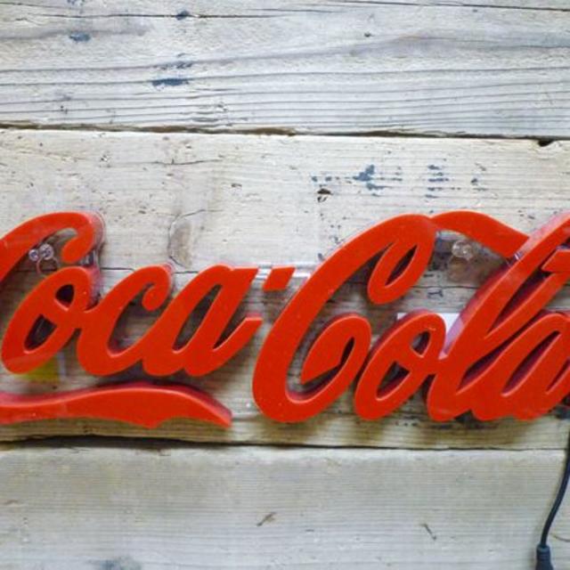 コカコーラ ネオンランプ 特大 初売り】 コカコーラ 特大 ネオンランプ その他 - その他