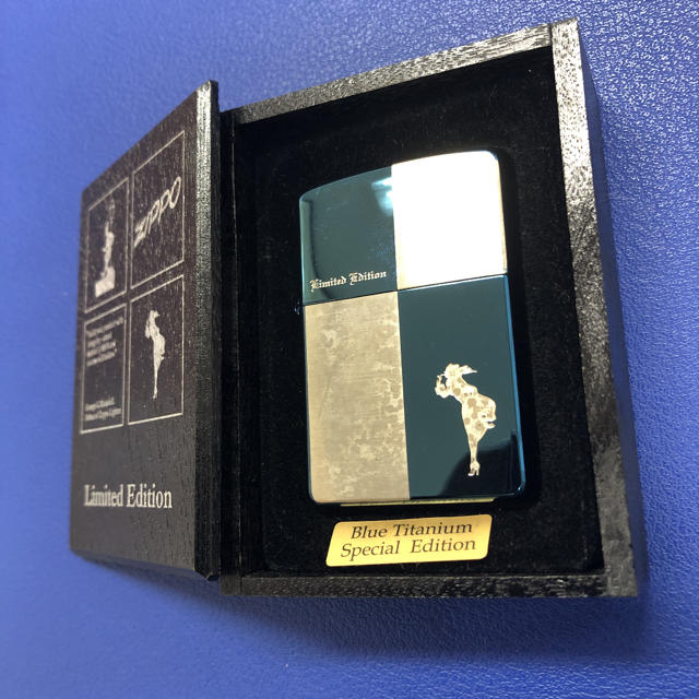 ZIPPO(ジッポー)のZIPPO WINDY コンビチタン 2002年製造 メンズのファッション小物(タバコグッズ)の商品写真