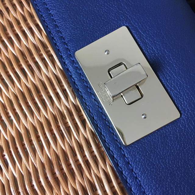 ケイトスペード katespade カゴバッグ ブルー | tradexautomotive.com