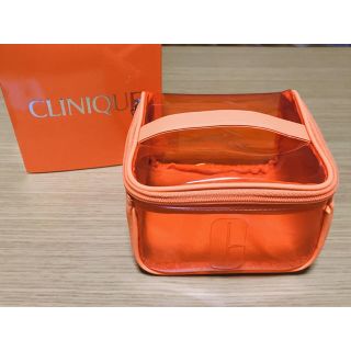 クリニーク(CLINIQUE)のクリニーク＊オレンジ クリアポーチ &ナイトクリーム(ポーチ)