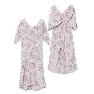 ミルクフェド(MILKFED.)のMILKFED. FLOWER PRINT DRESS ミルクフェド ワンピース(ひざ丈ワンピース)