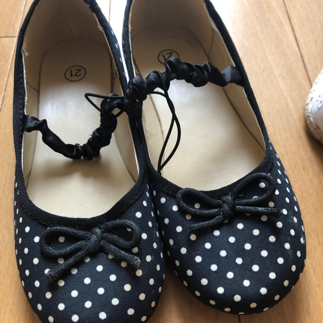 GU(ジーユー)のgirl 靴 set キッズ/ベビー/マタニティのキッズ靴/シューズ(15cm~)(サンダル)の商品写真