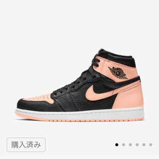 ナイキ(NIKE)のAJ1 BLACK PINK 28cm(スニーカー)