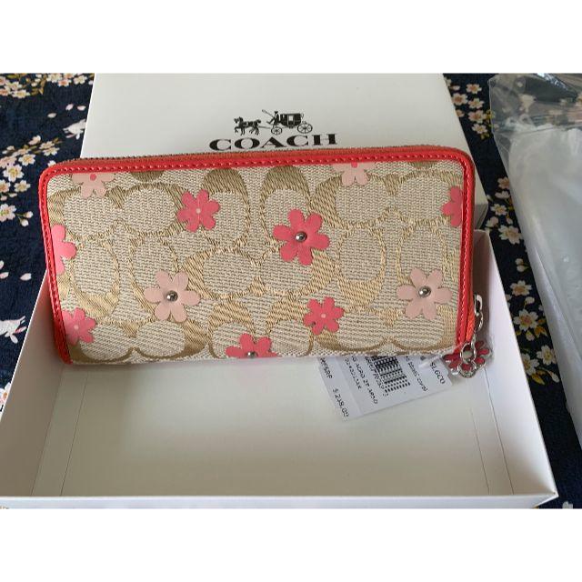 COACH 長財布 ウォレット シグネチャー 花柄 F51339