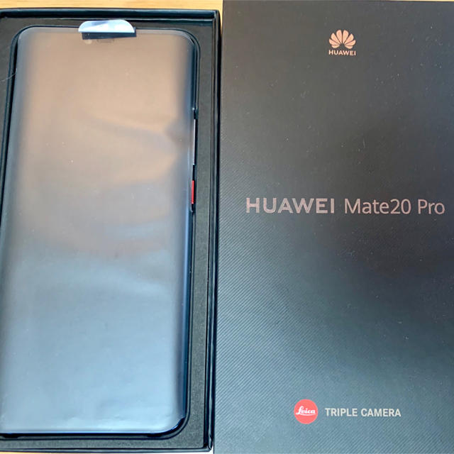 ★新品未使用★ SoftBank版 HUAWEI mate20pro ネイビー