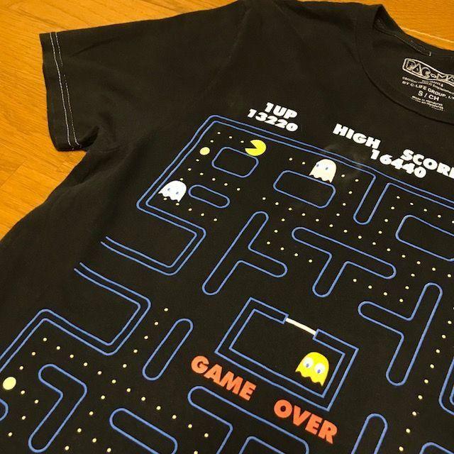 BANDAI(バンダイ)のバンダイ PAC-MAN パックマン Tシャツ 【L】黒 新品 180720 メンズのトップス(Tシャツ/カットソー(半袖/袖なし))の商品写真