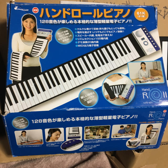 ６１Ｋハンドロールピアノ 楽器の鍵盤楽器(電子ピアノ)の商品写真