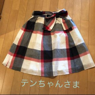 バーバリーブルーレーベル(BURBERRY BLUE LABEL)の専用ページ ブルーレーベルクレストブリッジ スカート(ひざ丈スカート)