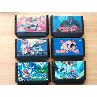 ファミリーコンピュータ(ファミリーコンピュータ)のファミコンソフト　6本セット　コナミ(家庭用ゲームソフト)