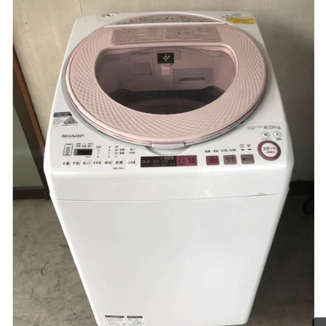 最終値下げ 2017年製 SHARP 洗濯乾燥機 ES-TX8A