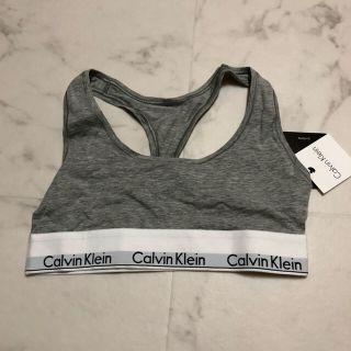 カルバンクライン(Calvin Klein)の未使用 Calvin Klein ブラレット ブラトップ グレー(ブラ)