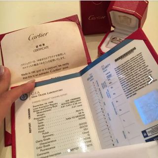 カルティエ(Cartier)の【カルティエ】専用【0.21ct】(リング(指輪))