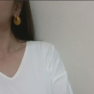 トゥデイフル(TODAYFUL)のべっこうyellow vintagecolor　イヤリング(イヤリング)