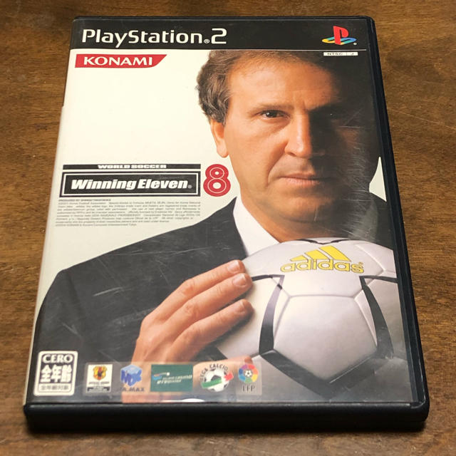 PlayStation2(プレイステーション2)のウイニングイレブン 8 PS2 エンタメ/ホビーのテーブルゲーム/ホビー(野球/サッカーゲーム)の商品写真