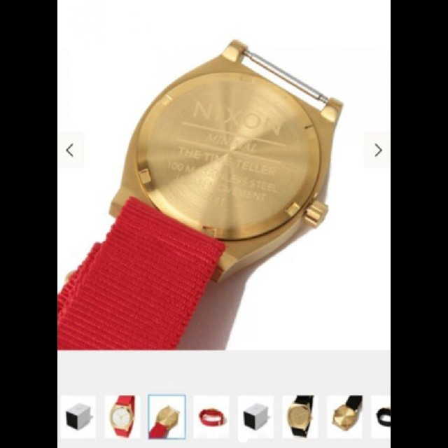 NIXON(ニクソン)の【美品】NIXON 時計 レディースのファッション小物(腕時計)の商品写真