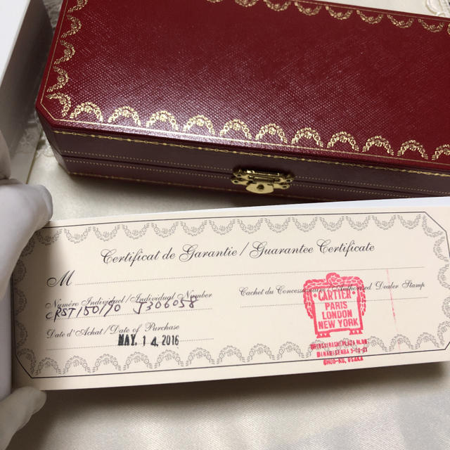 Cartier(カルティエ)のseed様専用【保証書付き♩美品】Cartier ボールペン サントス インテリア/住まい/日用品の文房具(ペン/マーカー)の商品写真