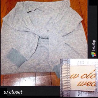 ダブルクローゼット(w closet)のw closet スウェットスカート(ひざ丈スカート)