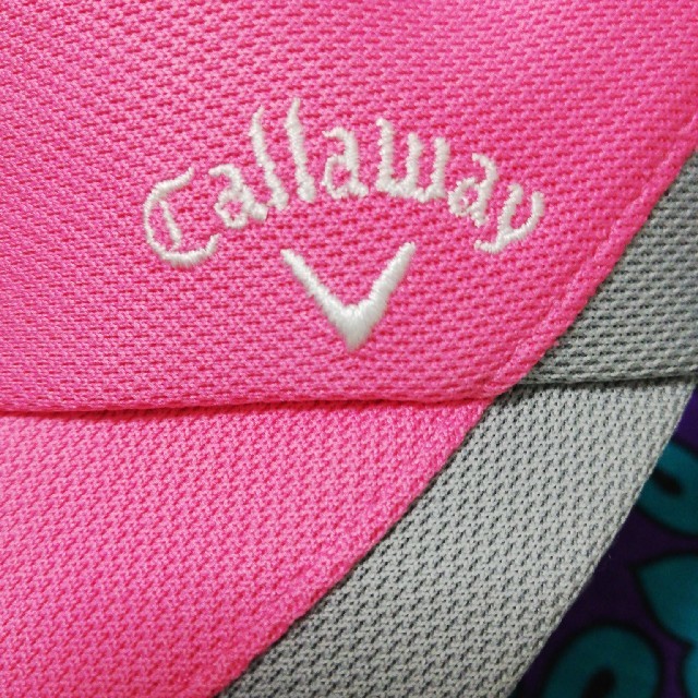 Callaway(キャロウェイ)のゴルフ　サンバイザー　ピンク　 スポーツ/アウトドアのゴルフ(その他)の商品写真