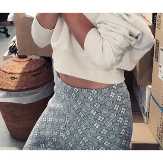 juemi 和柄パンツ Pattern Jacquard Knit Pants(カジュアルパンツ)