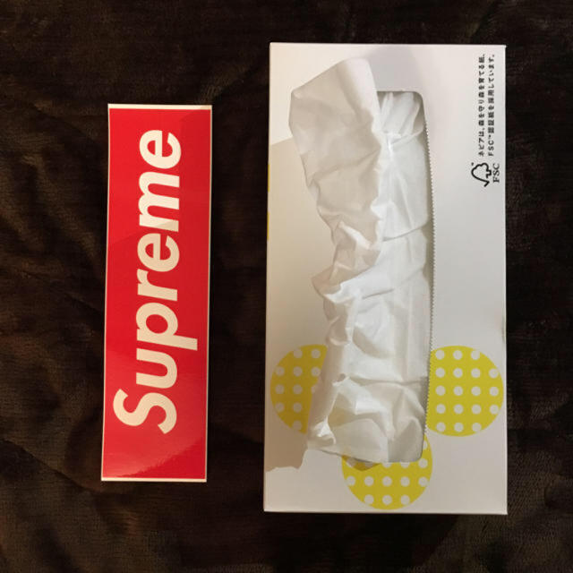 Supreme(シュプリーム)のラスト1枚！Supremeボックスロゴステッカー 自動車/バイクのバイク(ステッカー)の商品写真