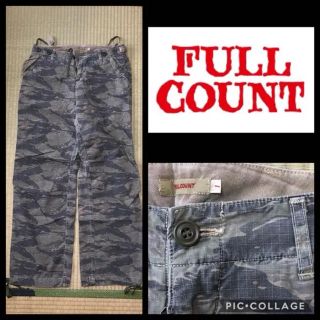 ★M65★FULLCOUNT フルカウント　デジタルカモ　カーゴパンツ　グレー