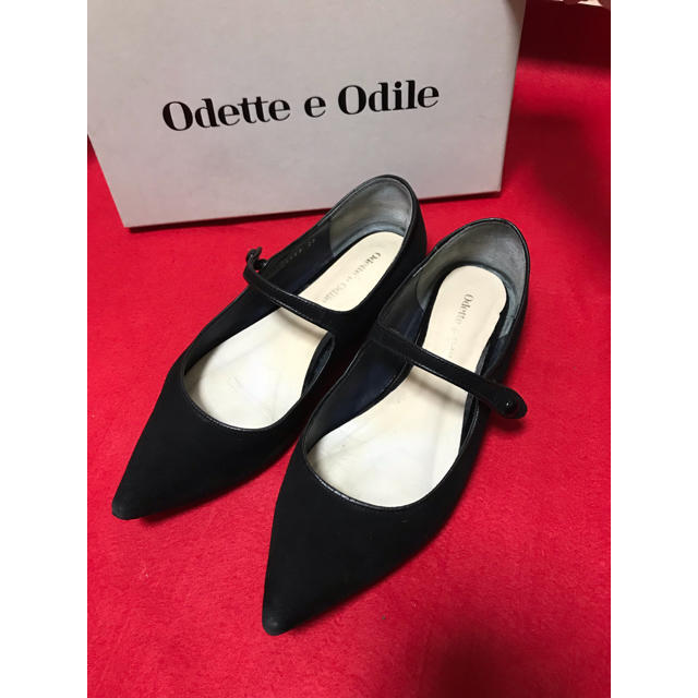 Odette e Odile(オデットエオディール)のOdette e Odile上質本革スエードフラットシューズ レディースの靴/シューズ(バレエシューズ)の商品写真