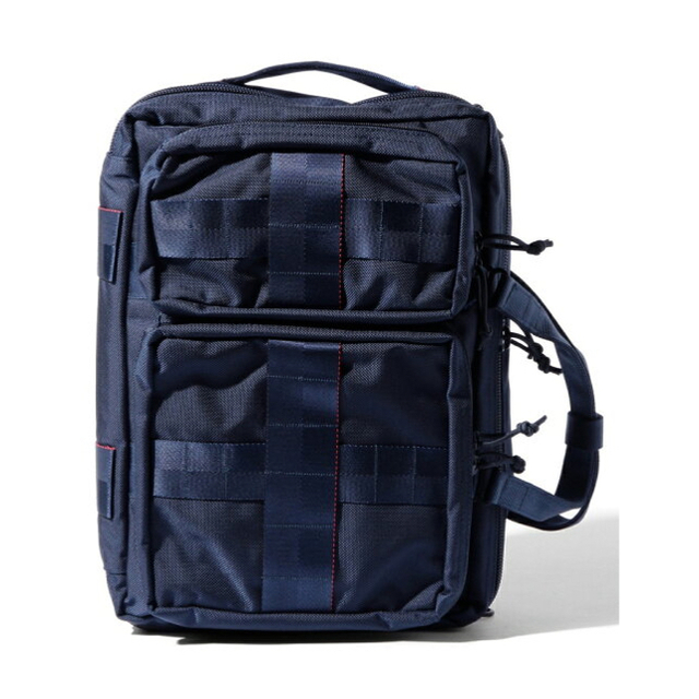 バッグBRIEFING×BEAMS PLUS / 別注 “3WAY BAG” NAVY