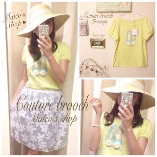 アナトリエ(anatelier)の新品Couturebrooch♡tops(Tシャツ(半袖/袖なし))