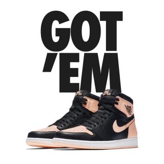 ナイキ(NIKE)の【B.E.Z様専用】Nike Air jordan 1 Black Pink(スニーカー)